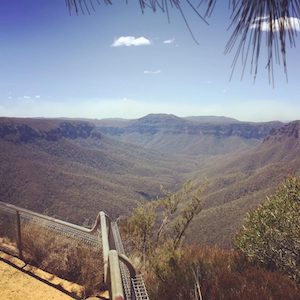 Photo of the Blue Mountains in NSW where Bulla Booch is brewed